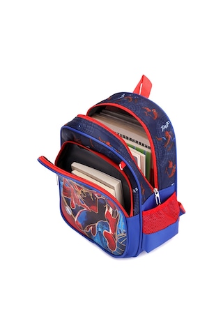 Şık Altın Kaplama Çocuk Okul Çantası Anaokulu İlkokul Öncesi Kırtasiye Çantası Çocuklar İçin Karikatür Sırt Çantası 14 İnç Yaldız Demir Adam