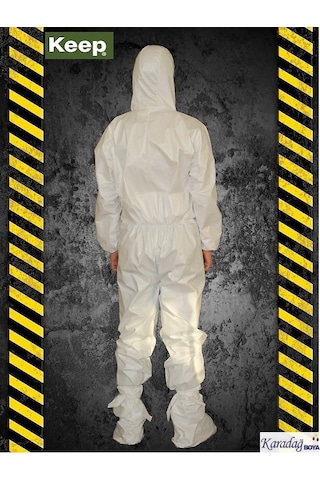 Keep Antistatik Lamineli Boyacı Tulumu 5/6 - 63 Gr.-Xl Beden