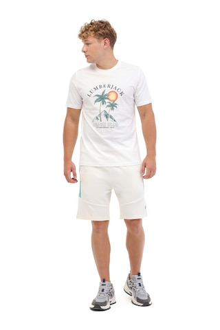 Lumberjack Ml Jacop 11hl107 5pr Beyaz Erkek Kısa Kol T-shirt