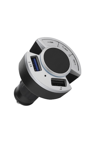 Geeroyoo Araç Bluetooth 5.0 Çalar Fm Transmitter - 128gb Usb/tf Destekli, 2.1a Şarj, Dijital Ekran, Çağrı Bildirimi