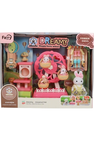 Mega By Dreamy Mini Tavşan Dönme Dolap Eğlence Parkı 6657