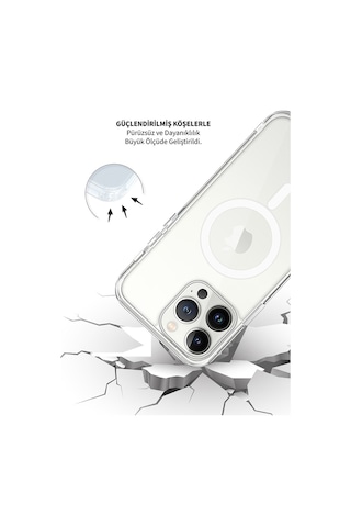 Iphone 13 Magsafe Kablosuz Sarj Özellikli Seffaf Kilif 556508914