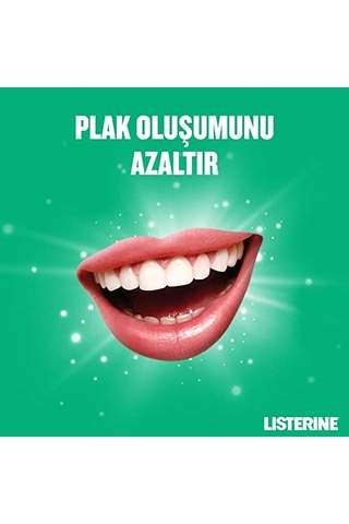 Listerine, Fresh Burst, Günlük Ağız Bakım Ürünü, Plak Oluşumu İle Savaşan Anti-bakteriyel Ağız Bakım Formülü, 250ml