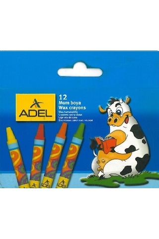 Adel Mum Pastel Boya 12 'li Karton Kutu