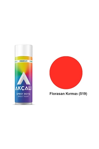 Akçalı Sprey Boya Floresan Kırmızı (536831826)