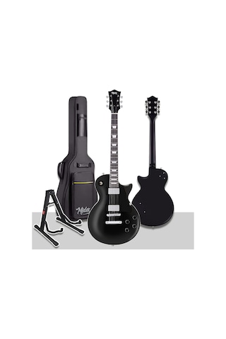 Midex GRX-200MBK Profesyonel Les Paul Kasa HH Elektro Gitar Seti Mat Siyah