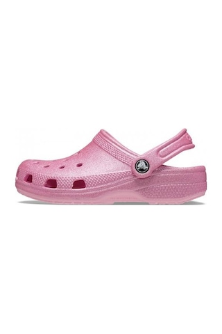 Crocs Classic Glitter Clog K Çocuk Terlik 206993 206993 6xe 6xe Koyu Pembe