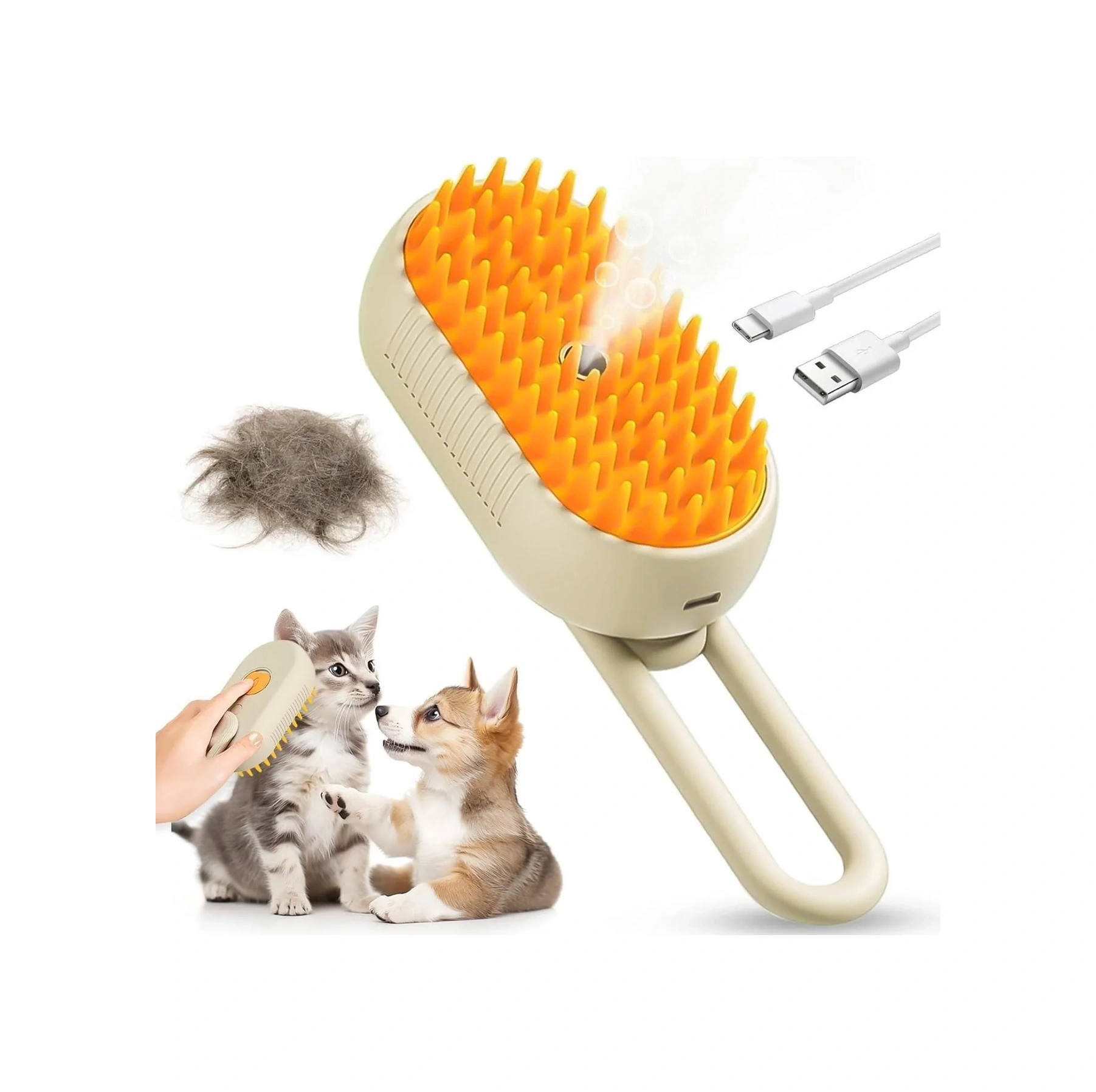 Saplı Buharlı Kedi Tarağı 4741