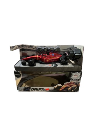 Gepettoys 1:16 Kırmızı Led Işıklı Yedek Tekerli Uzaktan Kumandalı Drift Formula Aracı