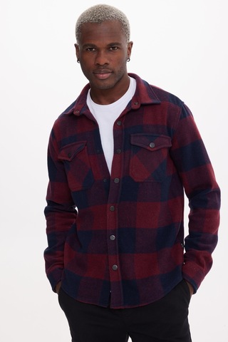 Colorado Hardal-kırmızı Basıc Gömlek Çok Renkli