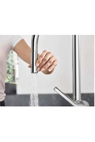 Hansgrohe M54 Tek Kollu Eviye Bataryası - 72800000 Gümüş