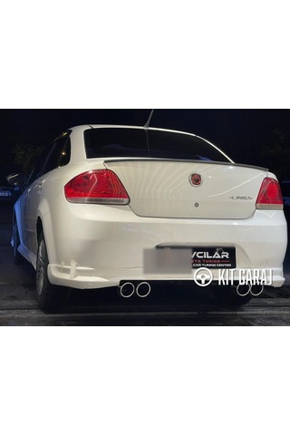 Kit Garaj Fiat Linea Custom Arka Ek Makyajsız Dayanıklı Abs Plastik Boyasız Kolay Montaj