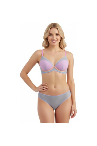 Bonbon Kadın Dantelli Tüllü 2 Li Set Bb2087 Pembe