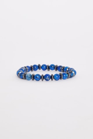 Tudors Unisex Doğal Taş Saks Mavi Bileklik 35834 Saks Mavisi