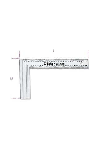 Beta 1674a Marangöz Gönye 400mm