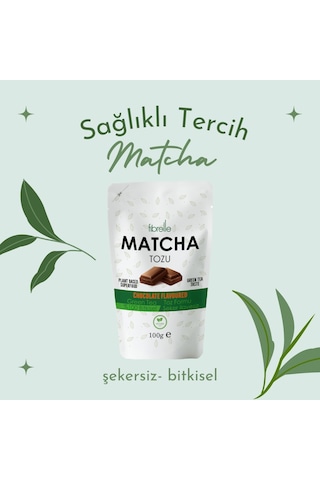 Fibrelle Matcha Çikolata Aromalı 100g
