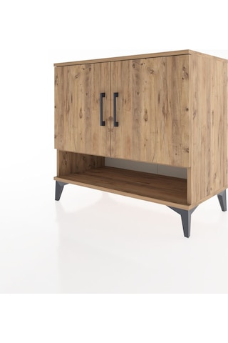 Hyperion Şifonyer Tek Raflı 2 Kapaklı 88x44x80 Çam-çam Çam