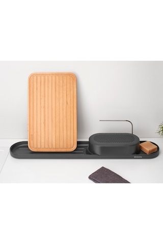 Brabantia Sınkstyle Infınıte Grey Lavabo Tezgah Düzenleyici Ve Kurutma Tepsisi Siyah