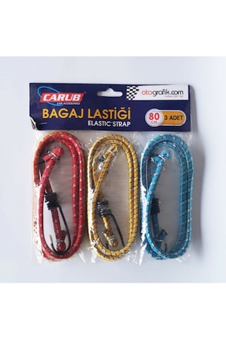 Carub 3'lü Bagaj Ahtapotu Bagaj Lastiği Gergi Lastiği