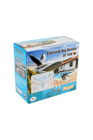 Repel EB1500 Sonic Ultrasonic Kuş Kovucu Cihaz 1500 M² Etkili 2'li