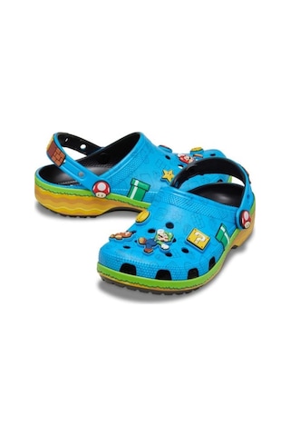 Crocs Super Mario Core Cls Clg K Çocuk Terlik-16450 Mavi