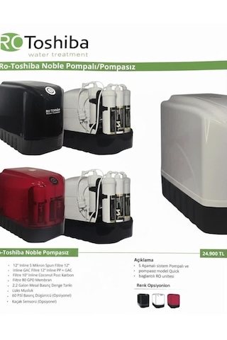 Rotoshıba Su Arıtma Cihazı 8 Lt Tank