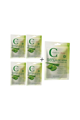 Claderm Aloe Vera Soothing Gel 5 x 20 ML