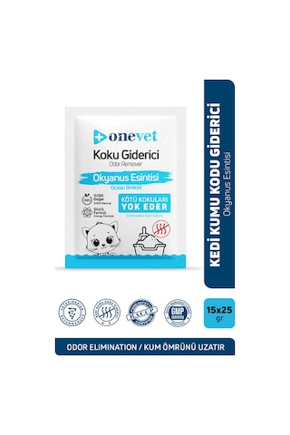 Onevet Kedi Kumu Koku Giderici Okyanus Esintili 15 Adet 25 gr