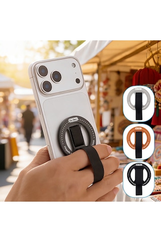 Go Des Gd-g063 Standlı Magnetik Yüzük Tutucu Aparat Siyah