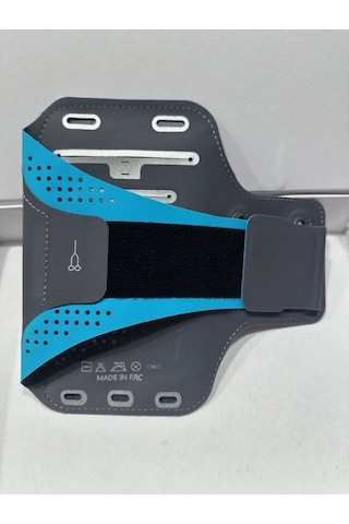 Gri Sporcu Kol Telefon Kılıfı Kol Bandı Koşu İçin Telefon Kılıfı 16x8 Cm Gri