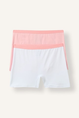 Defacto Beli Lastikli 2li Boxer Kız Çocuk I7901a826aupn69 Pembe-pn69
