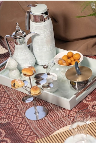 Roomours Zawaya Eb Inci Beyazı Çift Katmanlı Termos 0.75 L İnci Beyazı