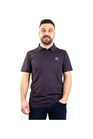 Kinetix Sn-328 Oliver Antrasit Günlük Polo Yaka Erkek Tişört