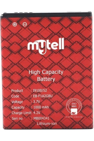 Mytell I9100 Galaxy S2 Ebf1a2gbu Mbt-01 Uyumlu Batarya