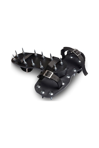 Çivili Çim Havalandırma Ayakkabısı 35 Mm Dişli Bilek Ve Topuk Kayışlı Çift