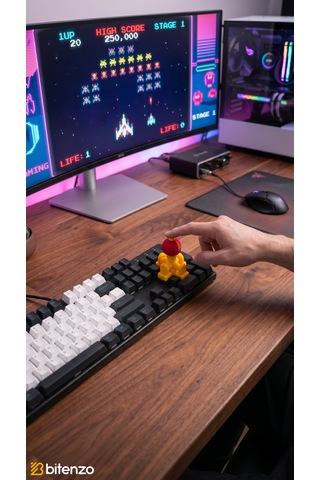 Mekanik Klavye Numpad Joystick Aparatı - Sağ Tuş Takımı 2-4-5-6-8 İçin Arcade Kontrol Adaptörü