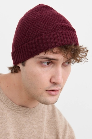 Desen Triko Unısex Yün Bere 22542 Bordo Bordo