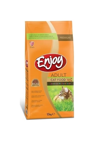 Enjoy Multicolor Renkli Gurme Yetişkin Kedi Maması 15 KG Enjoy Multicolor Renkli Gurme Yetişkin Kedi Maması 15 KG