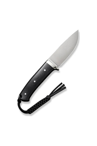 Civivi Cloud Peak Black G10 Handle With Nickel-silver Guard Satin Finished Nitro-v Blade Kamp Bıçak Siyah
