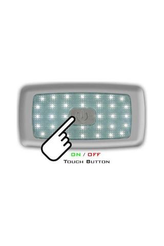 Sanel Led Lamba 24v 34 Ledli İç Aydınlatma Dokunmatik Sıcak Beyaz