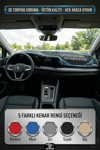 Ford Fıesta Torpido Koruması Kırmızı