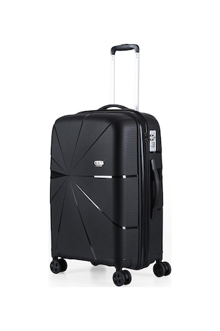 Ççs 5264 Polipropilen Orta Boy Valiz Siyah