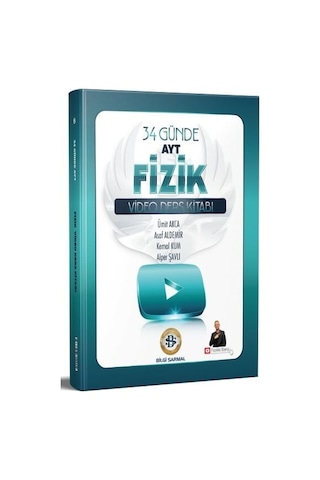 2027 Bilgi Sarmal Yks Ayt 34 Günde Fizik Video Ders Kitabı