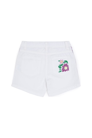 U.s. Polo Assn. Kız Çocuk Beyaz Şort / Bermuda 50282941-vr013 Beyaz