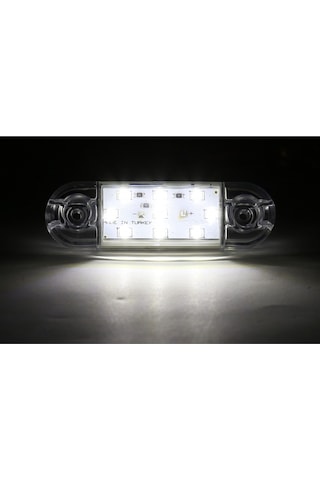 9 LEDLİ TOMBUL PARMAK LED BEYAZ 12V-24V DEKORATİF LAMBA