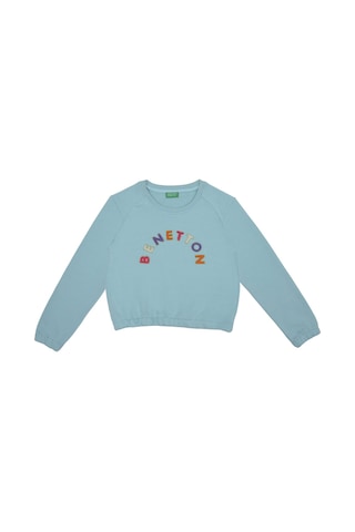 Kız Çocuk Sweatshirt - Turkuaz Turkuaz