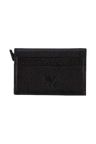 Karali Hakiki Deri Kartlık Siyah K578-1 Siyah