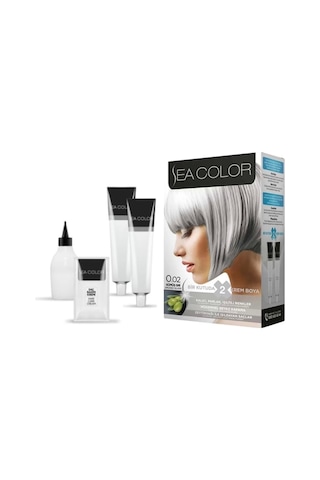 Sea Color 0.02 Saç Boyası Gümüş Gri 2 x 100 ML