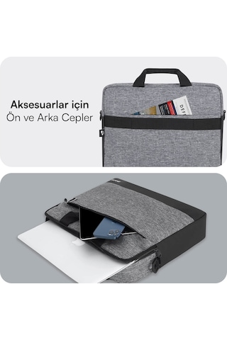 Mack Mce-1112 14.1 Unıcıty Eco Notebook Çantası Gri Siyah
