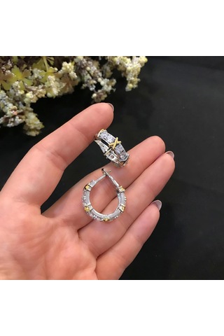 Stella Gümüş Halka X Küpe